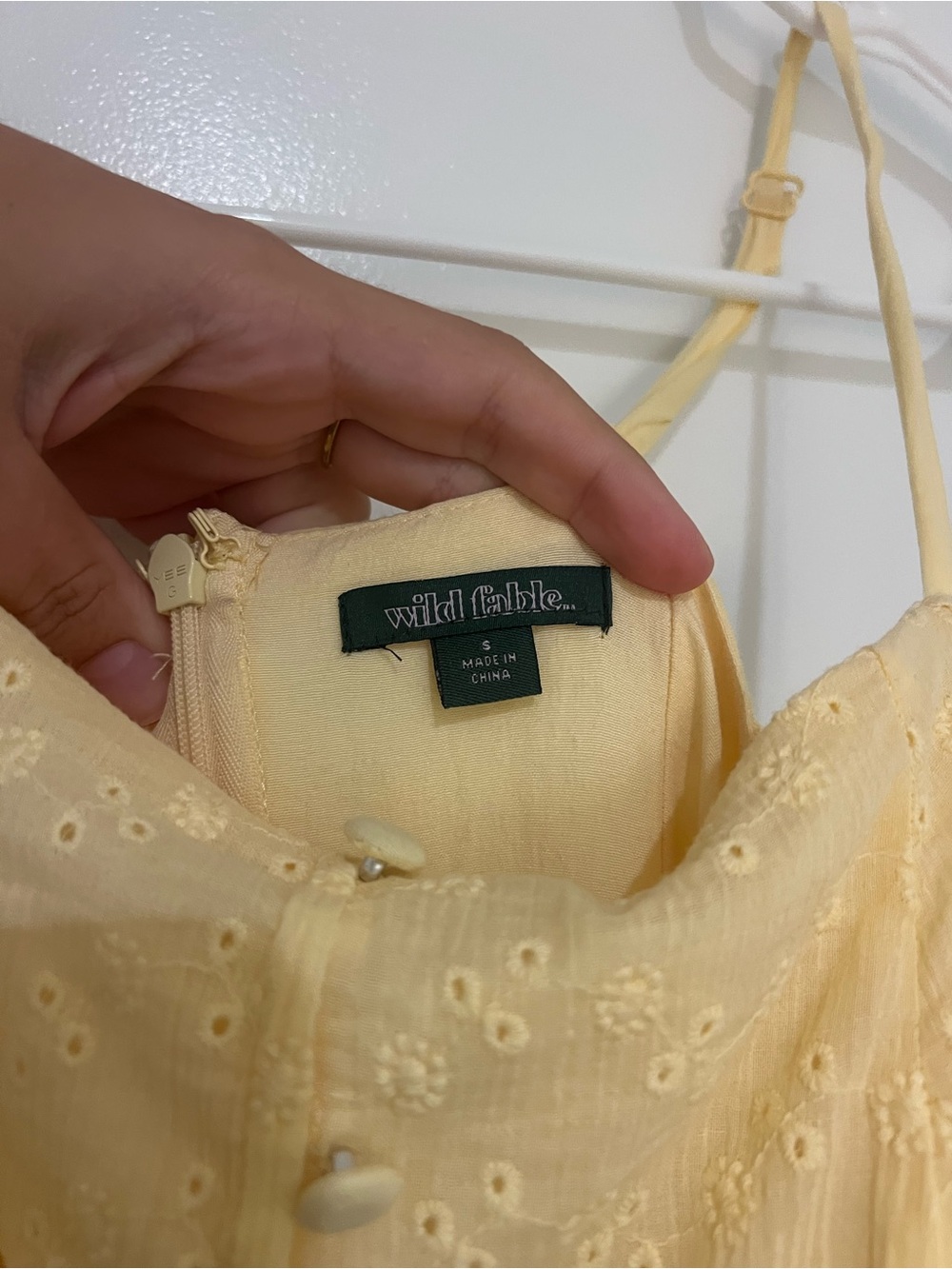 wild fable Yellow Spaghetti-Strap Maxi Dress - Picture 4 of 4